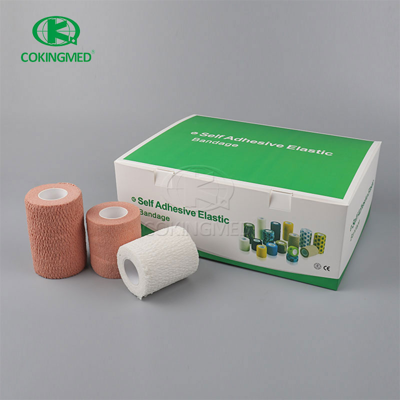 Cotton Self Adhesive Elastic Bandage (Non-woven Material / Cotton Material)